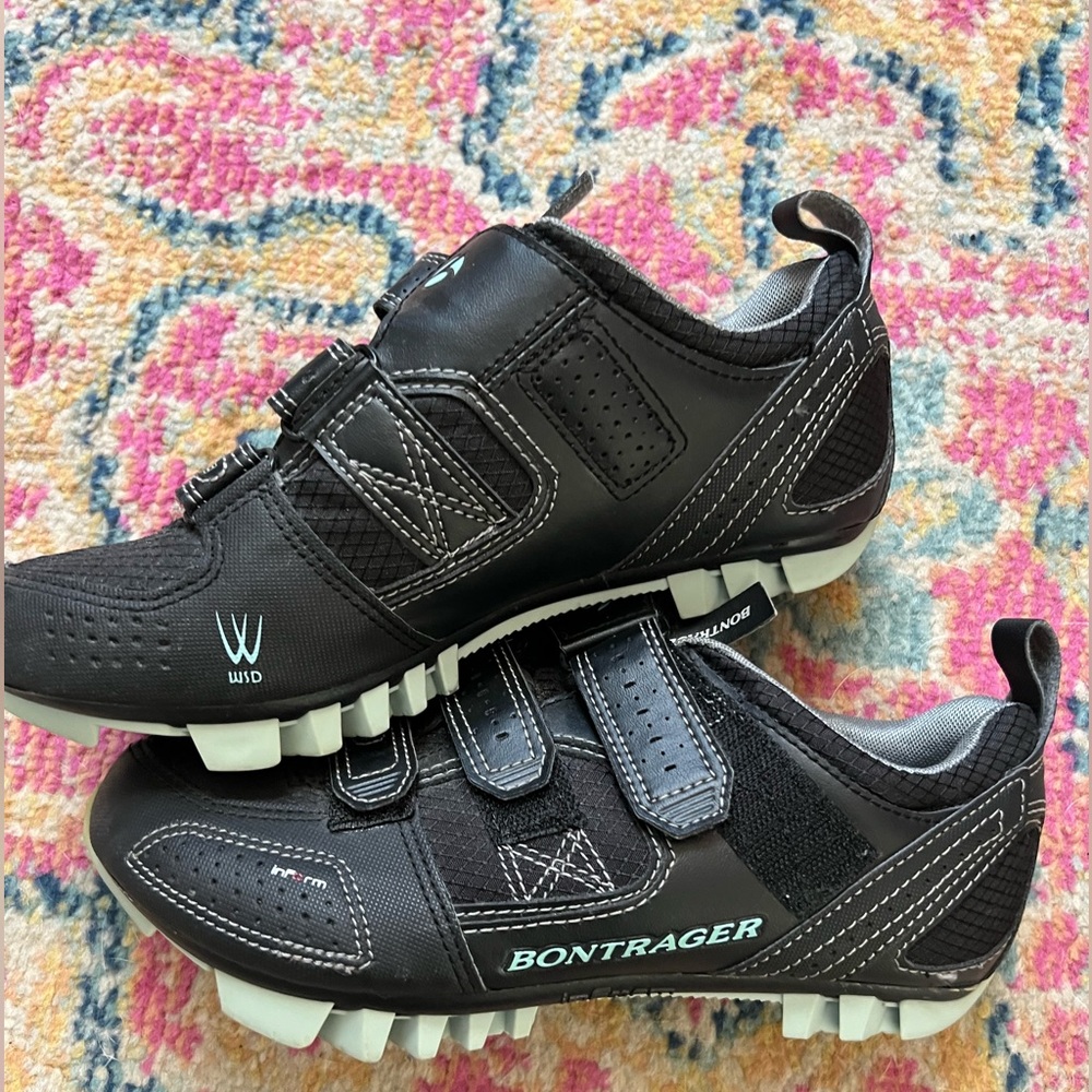 Clip In Bontrager Bike Riding Shoes - Road Racing or Leisure